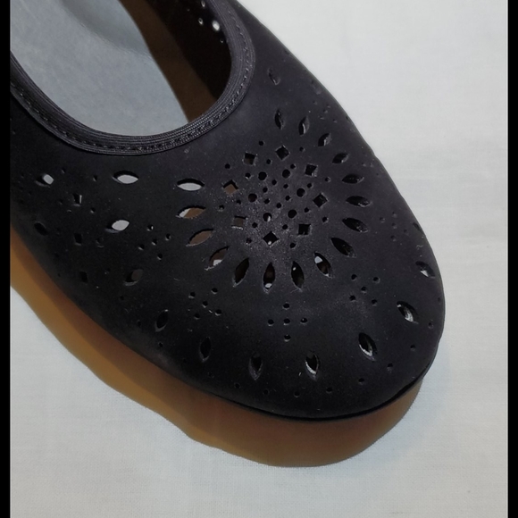 David Tate black suede Nubuck flats shoes - Picture 7 of 7